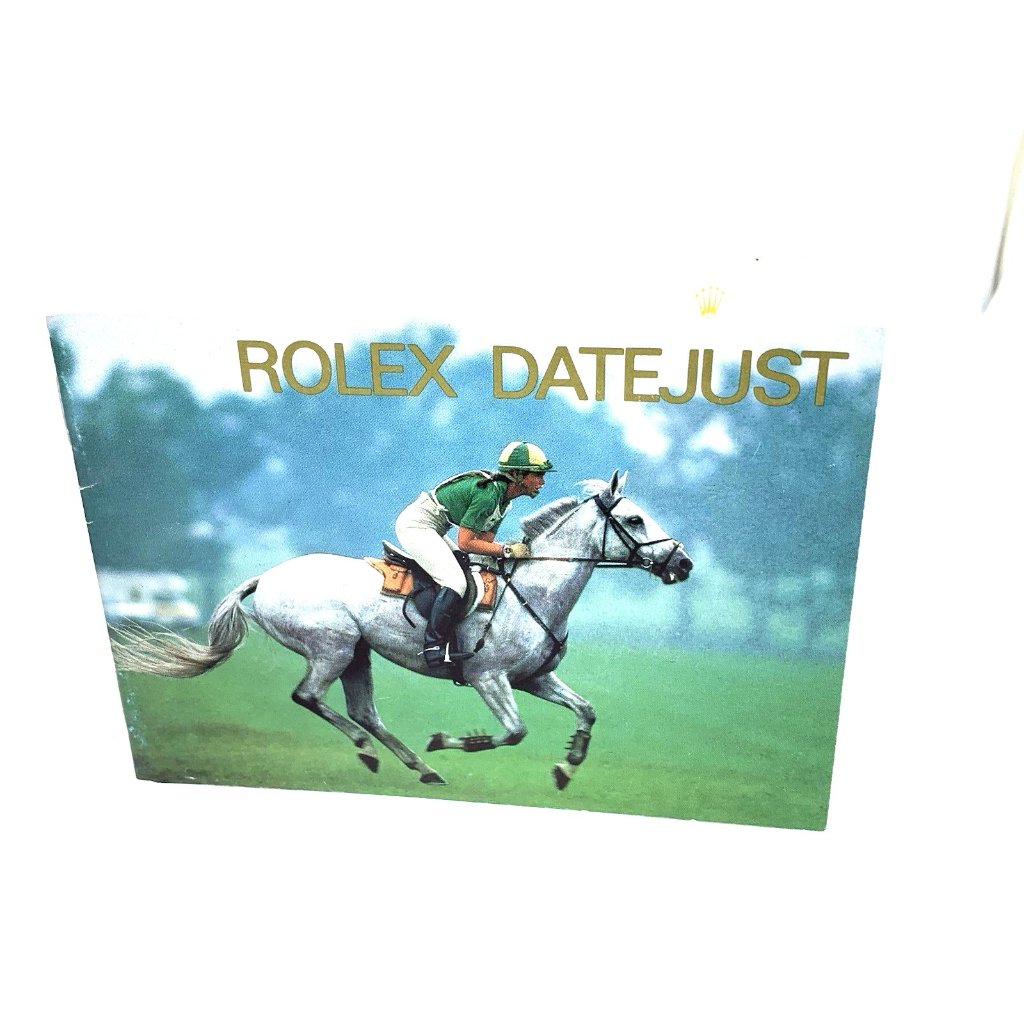 Authentic Rolex Datejust 90s Vintage 1996 Green Booklet Manual 59356